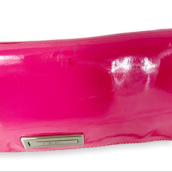 Cole Haan Hot Pink Large Clutch Purse - Picture 4 of 8